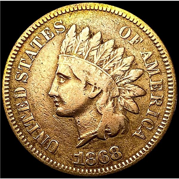 1868 Indian Head Cent LIGHTLY CIRCULATED
