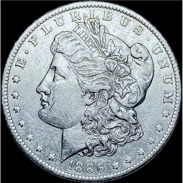 1886-O Silver Morgan Dollar CHOICE AU