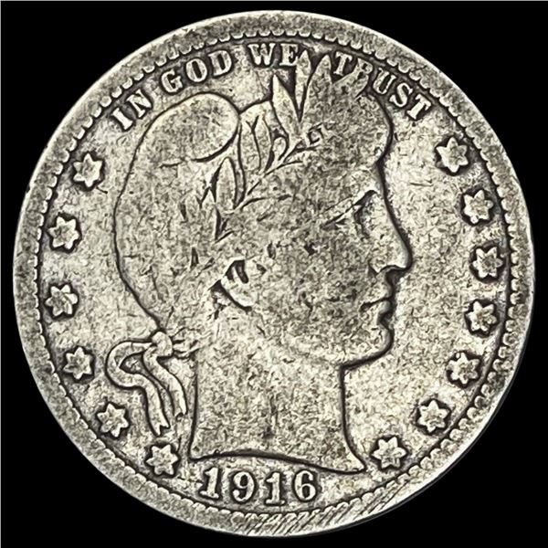 1916 Barber Quarter NICELY CIRCULATED