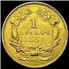 Image 2 : 1854 Indian Princess Head Gold Dollar UNCIRCULATED