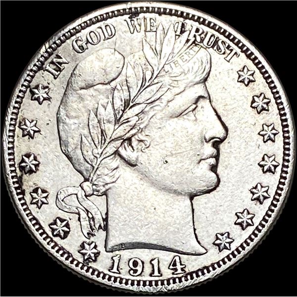1914-S Barber Half Dollar HIGH GRADE