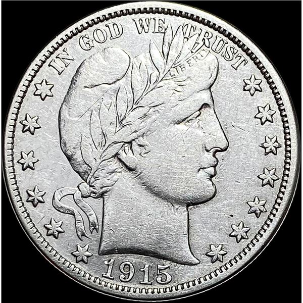 1915-D Barber Half Dollar NEARLY UNCIRCULATED