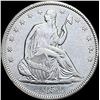 Image 1 : 1858 Seated Liberty Half Dollar CLOSELY UNCIRCULATED