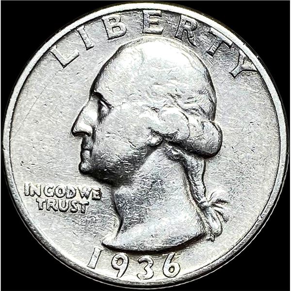 1936-S Silver Washington Quarter CLOSELY  UNCIRCULATED