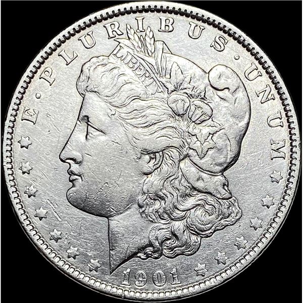 1901 Silver Morgan Dollar CLOSELY  UNCIRCULATED