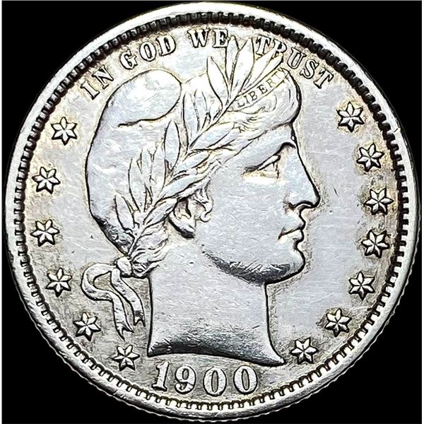 1900-S Silver Barber Quarter UNCIRCULATED
