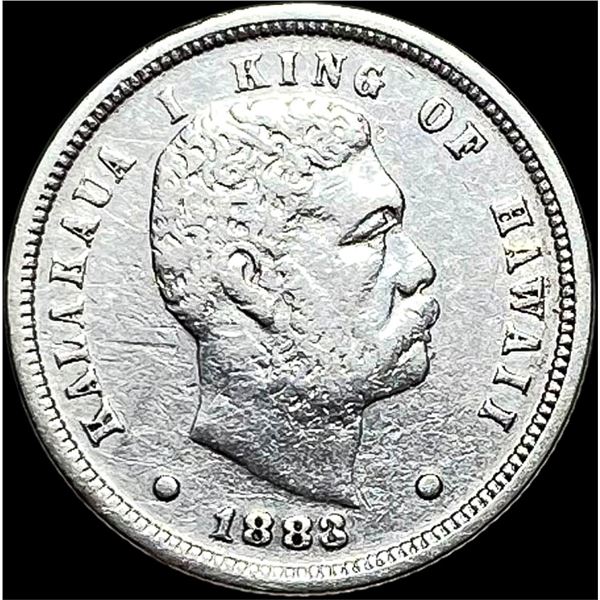 1883 Hawaii Silver Dime CLOSELY UNCIRCULATED