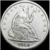 Image 1 : 1866-S Seated Liberty Half Dollar CLOSELY  UNCIRCULATED