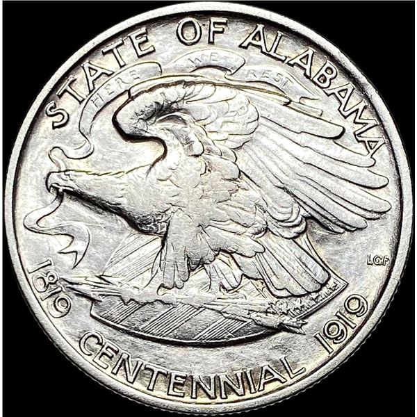 1921 Silver Half Dollar Alabama Centennial  CLOSELY UNCIRCULATED