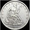 Image 1 : 1839 Seated Liberty Half Dollar w/ Drapery  CLOSELY UNCIRCULATED