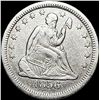 Image 1 : 1856 Seated Liberty Quarter LIGHTLY  CIRCULATED