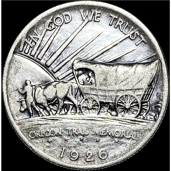 1926-S Silver Oregon Trail Half Dollar  LIGHTLY CIRCULATED