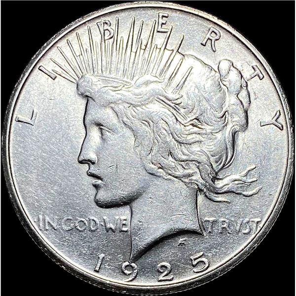 1925-S Silver Peace Dollar CLOSELY  UNCIRCULATED