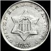 Image 1 : 1853 Silver Three-Cent Piece CLOSELY  UNCIRCULATED