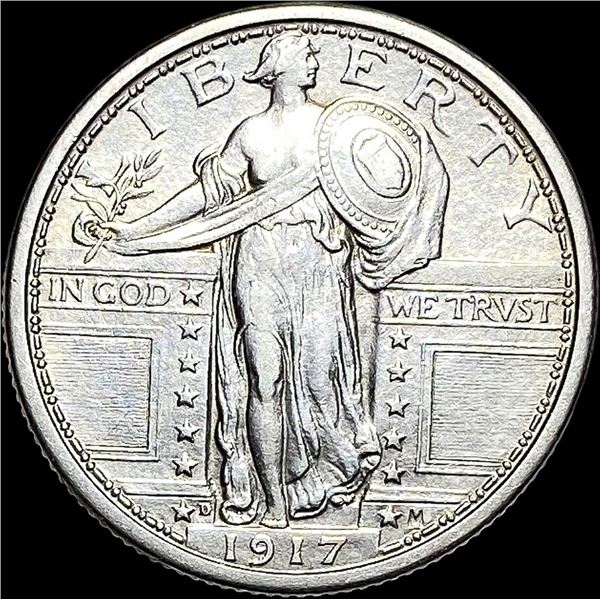 1917-D Type 1 Standing Liberty Quarter  UNCIRCULATED