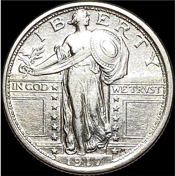 1917 Standing Liberty Quarter Type 1 CLOSELY  UNCIRCULATED