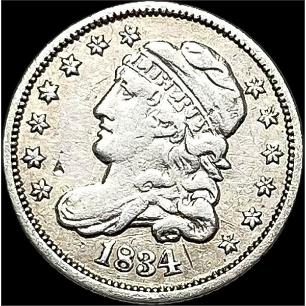 1834 Capped Bust Half Dime CLOSELY  UNCIRCULATED