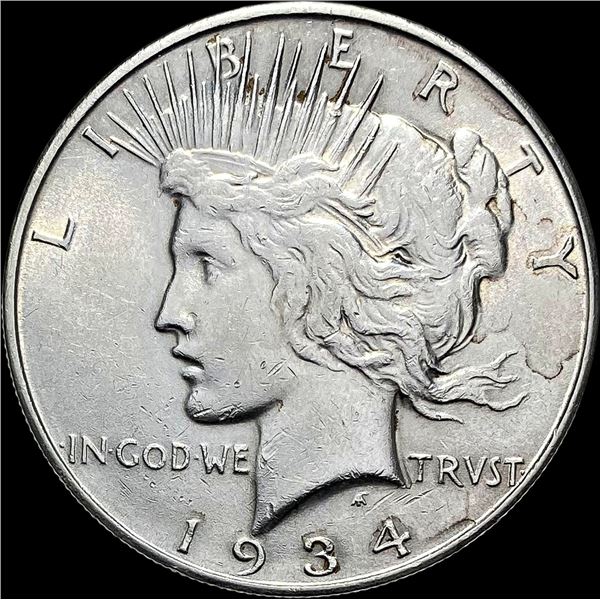 1934-D Silver Peace Dollar CLOSELY  UNCIRCULATED