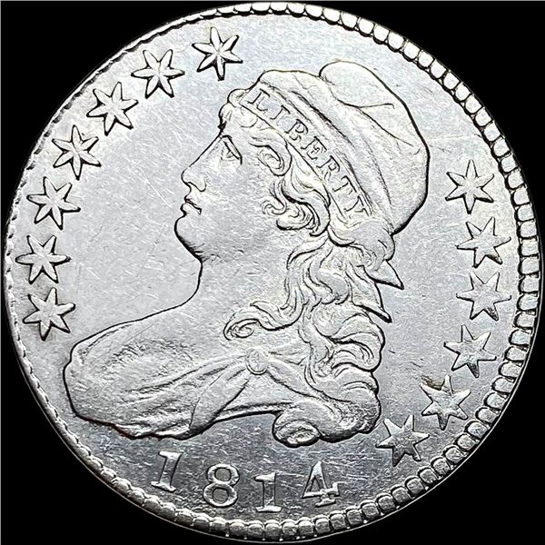 1814 Capped Bust Half Dollar CLOSELY  UNCIRCULATED