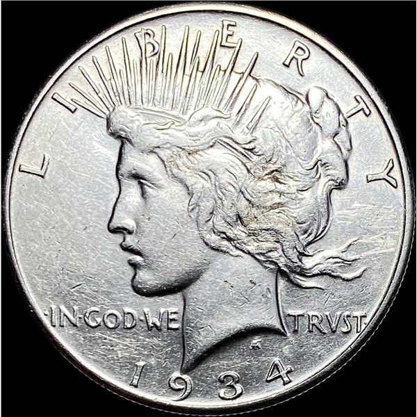 1934-S Peace Silver Dollar CLOSELY  UNCIRCULATED