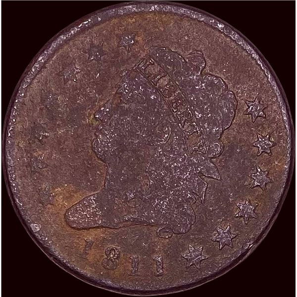 1811 Classic Head Large Cent NICELY  CIRCULATED