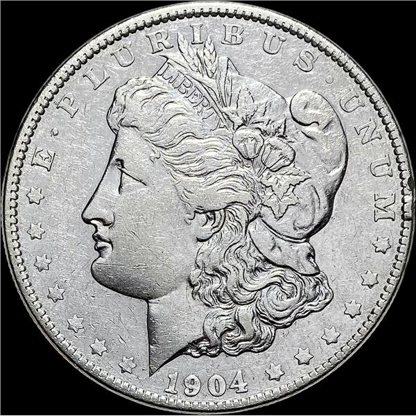 1904-S Silver Morgan Dollar NEARLY  UNCIRCULATED