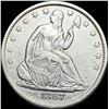 Image 1 : 1867-S Silver Half Dollar NEARLY UNCIRCULATED