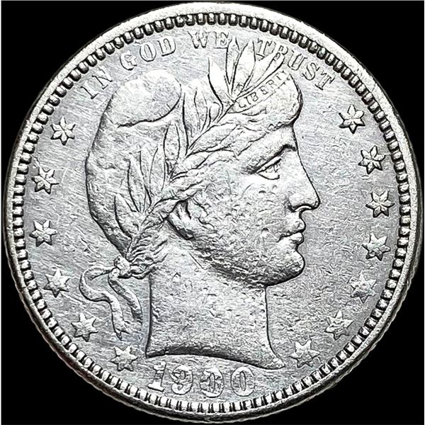 1900-O Silver Barber Quarter CLOSELY  UNCIRCULATED