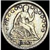 Image 1 : 1853 Seated Liberty Half Dime LIGHTLY  CIRCULATED