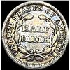 Image 2 : 1853 Seated Liberty Half Dime LIGHTLY  CIRCULATED