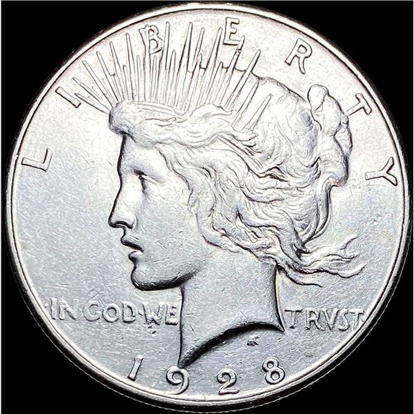 1928-S Silver Peace Dollar CLOSELY  UNCIRCULATED