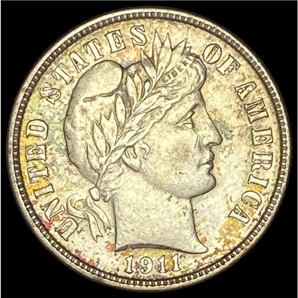 1911-D Silver Barber Dime UNCIRCULATED