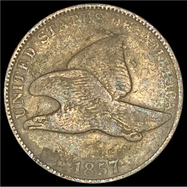 1857 Copper-Nickel Flying Eagle Cent LIGHTLY  CIRCULATED