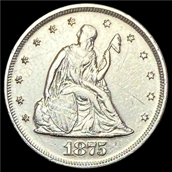 1875 Seated Liberty Twenty Cents CLOSELY  UNCIRCULATED
