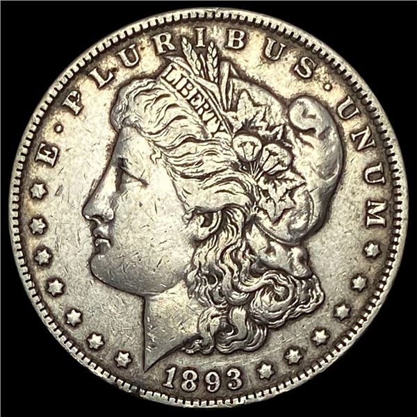 1893 Silver Morgan Dollar CLOSELY  UNCIRCULATED