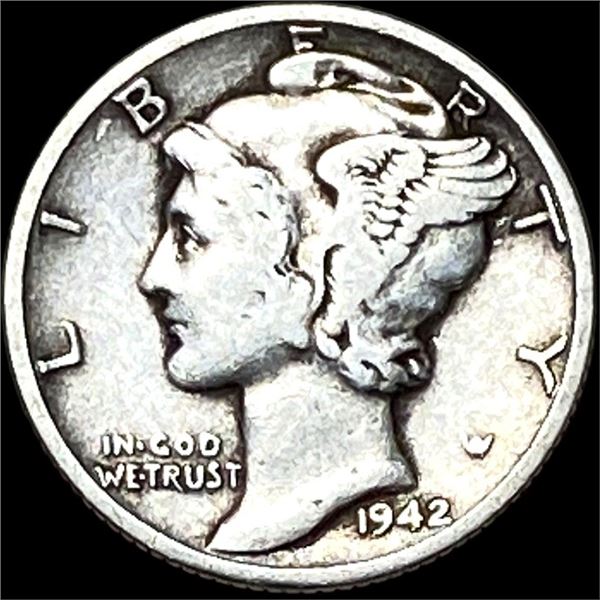 1942/1-D Mercury Dime NICE CIRC