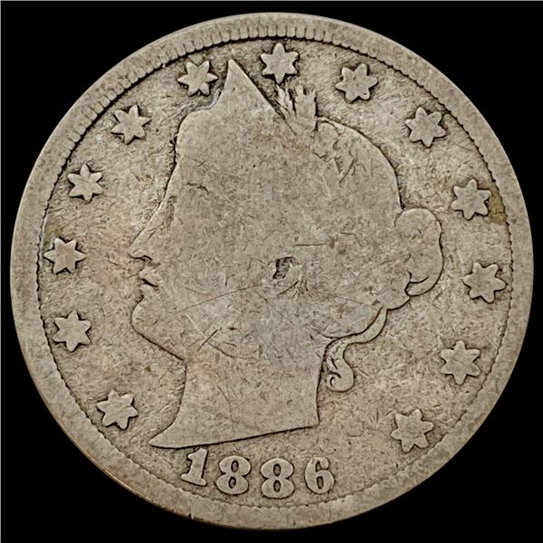 1886 Liberty Victory Nickel NICELY CIRCULATED