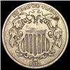 Image 1 : 1872 Shield Nickel NICELY CIRCULATED