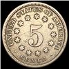 Image 2 : 1872 Shield Nickel NICELY CIRCULATED