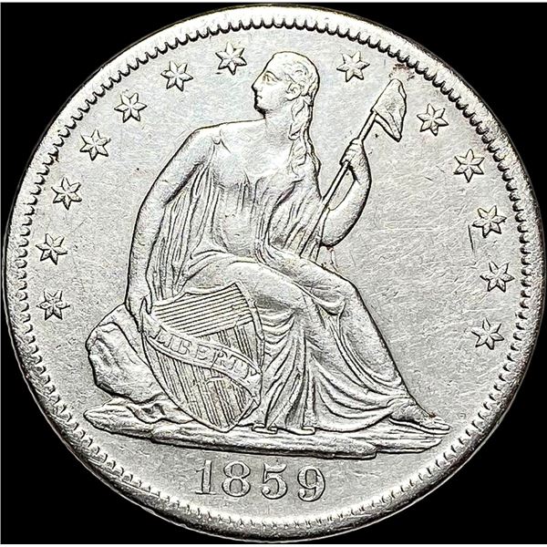 1859-S Seated Liberty Half Dollar  UNCIRCULATED