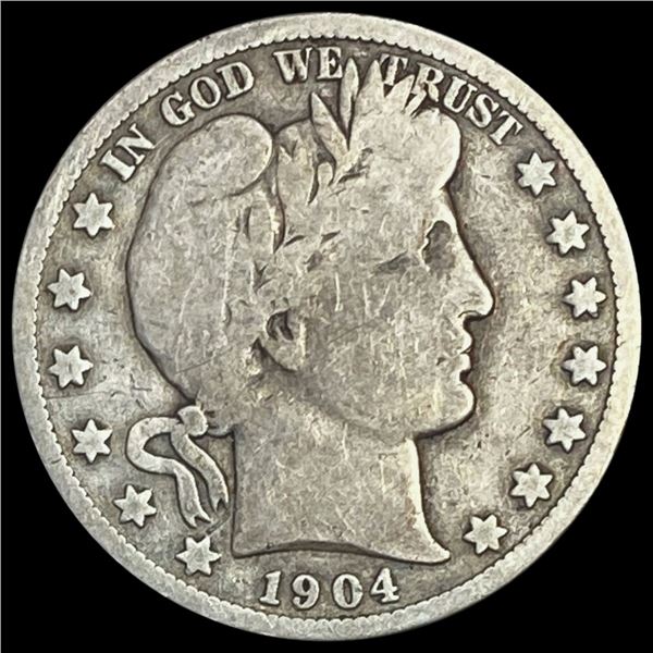 1904-S Barber Half Dollar NICELY CIRCULATED