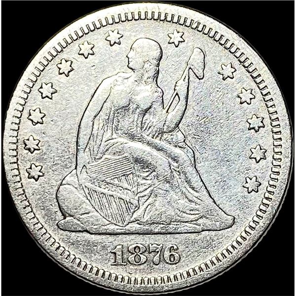 1876 Seated Liberty Quarter LIGHTLY  CIRCULATED