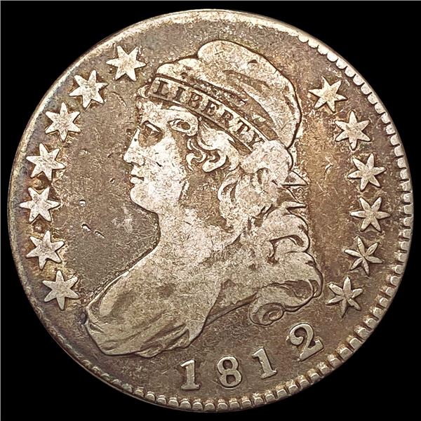 1812 Capped Bust Half Dollar NICELY CIRCULATED
