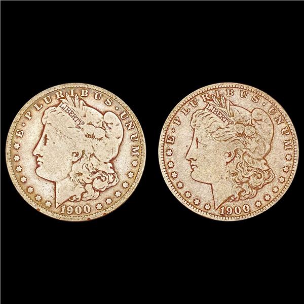 [2]1900-S & 1900-O/CC Morgan Silver Dollar HIGH GRADE