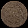Image 2 : 1809 Classic Head Half Cent NICELY CIRCULATED