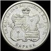 Image 2 : 1883 Silver 1/4 Dollar Hawaii CLOSELY  UNCIRCULATED