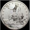Image 1 : 1874-S Silver Trade Dollar (Chopmarked) HIGH  GRADE