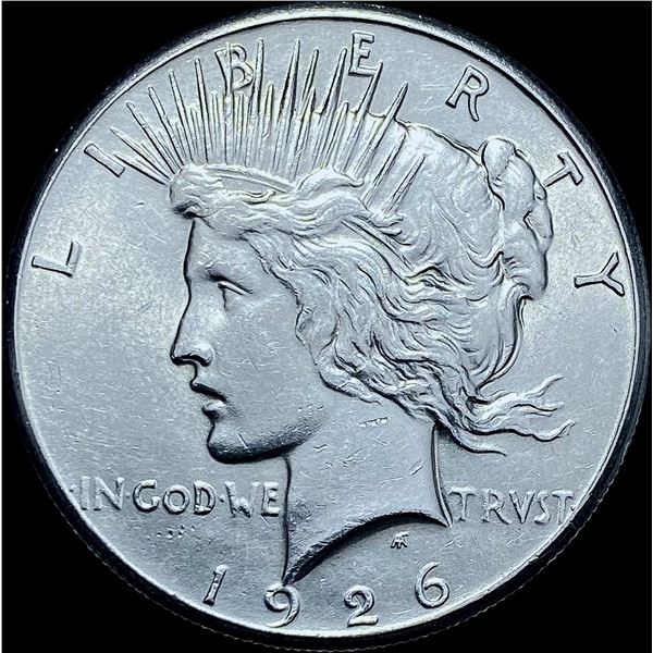 1926 Silver Peace Dollar CHOICE AU