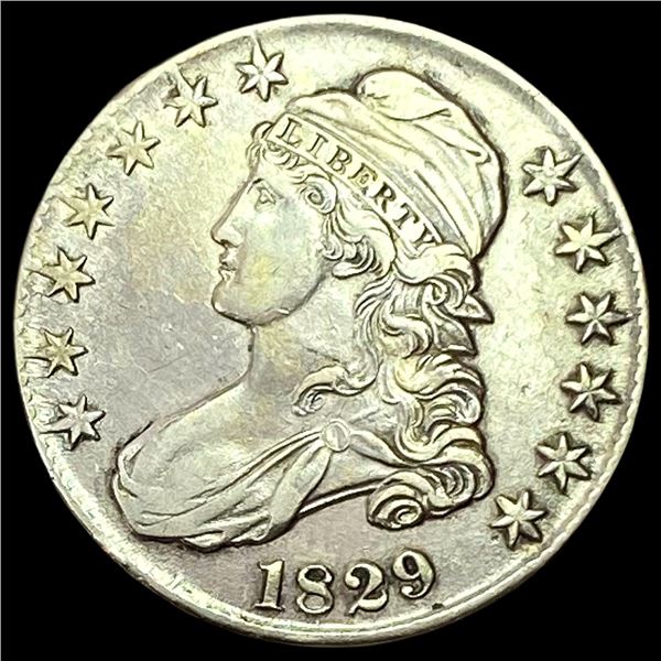 1829 Capped Bust Half Dollar CLOSELY UNCIRCULATED
