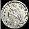 Image 1 : 1853 ARROWS Seated Liberty Dime CLOSELY UNCIRCULATED